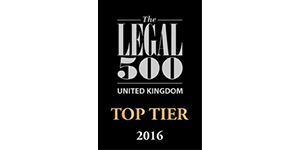 The Legel 500 Top Tier Lawyer
